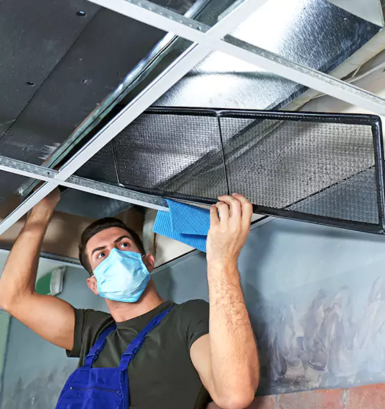 Professional Air Duct Pollen Cleaning in Levittown, NY